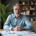 Fiscalité des revenus locatifs : comment la maîtriser efficacement ? Homme d'affaires à la maison gère ses revenus locatifs