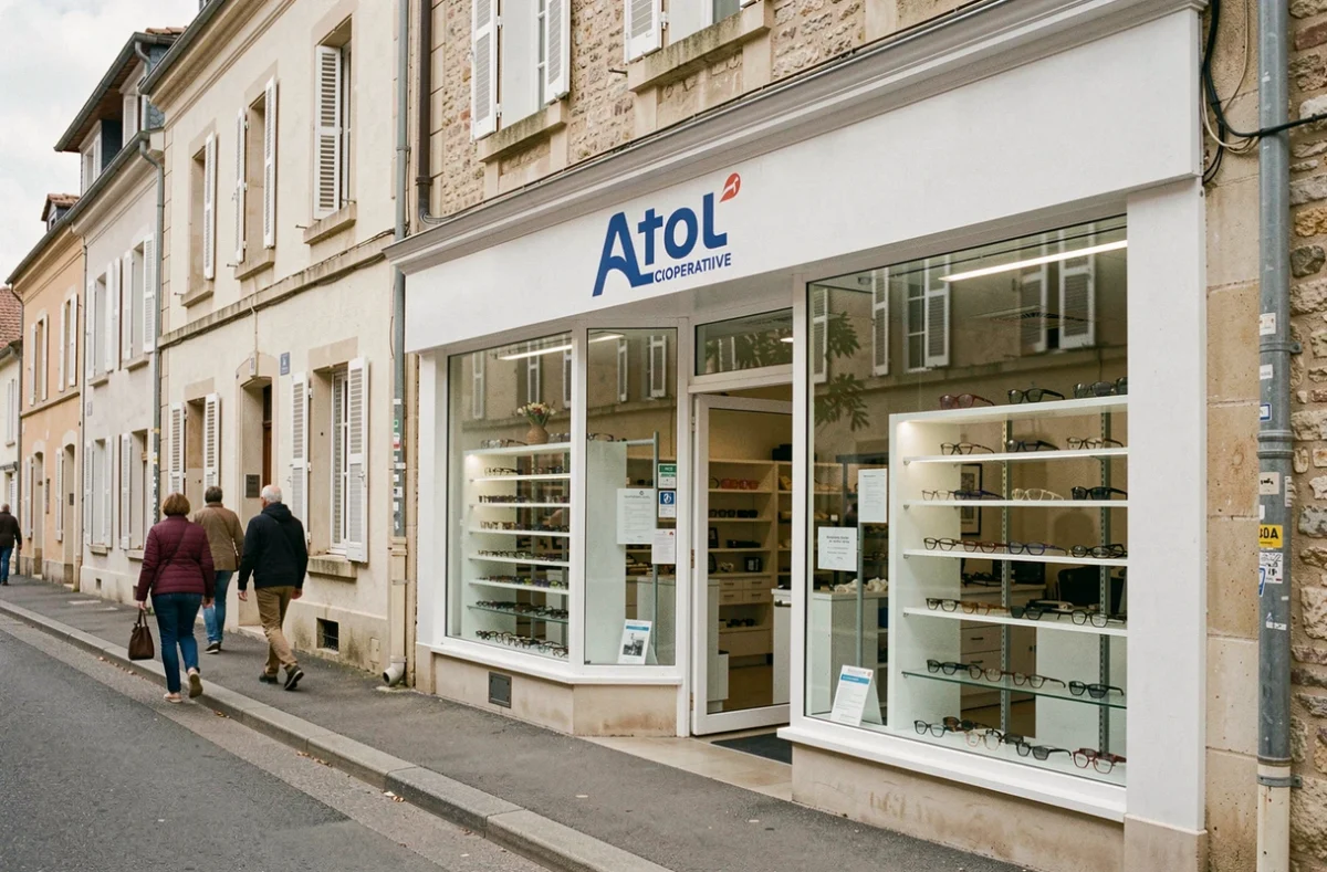 Façade de l'opticien Optic Celeyron Atol à Chamalières près de Clermont-Ferrand